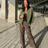 My Dress Made - 'Mara Leopard Flame' Viscose Blend